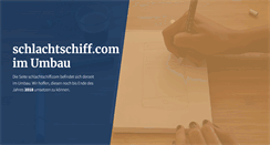 Desktop Screenshot of modellbau.schlachtschiff.com