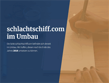Tablet Screenshot of modellbau.schlachtschiff.com