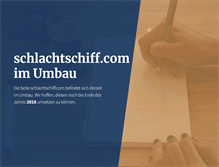 Tablet Screenshot of forum.schlachtschiff.com
